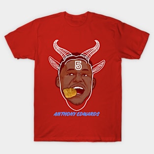 Anthony Edwards Eats Nuggets T-Shirt